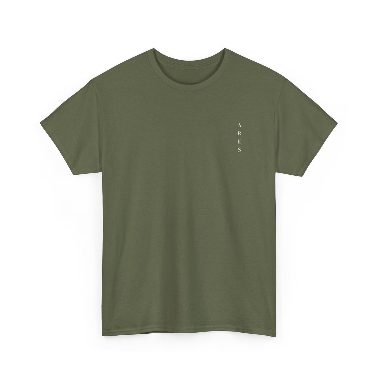 Heavy Cotton Tee - Veritical Minimal Logo