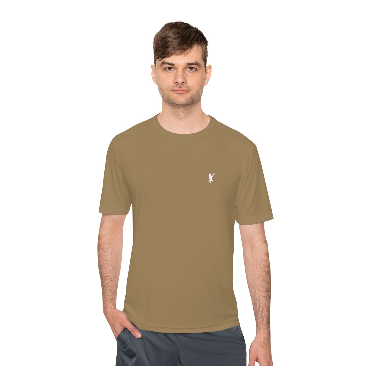 Unisex Moisture Wicking Tee - Wisdom Courage Justice Temperence