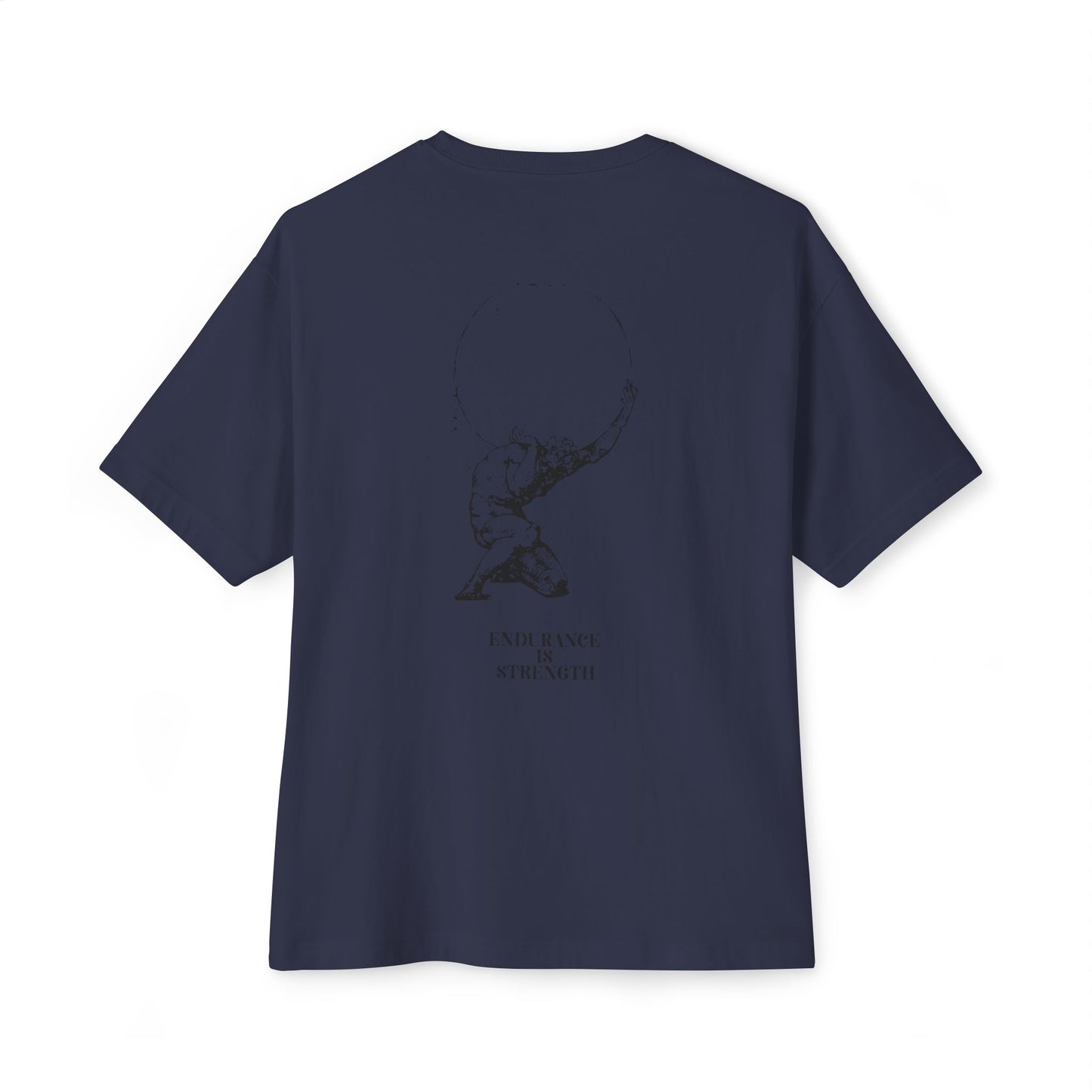 Unisex Oversized Boxy Tee - Graphic Tee - Atlas - Endourance is strength