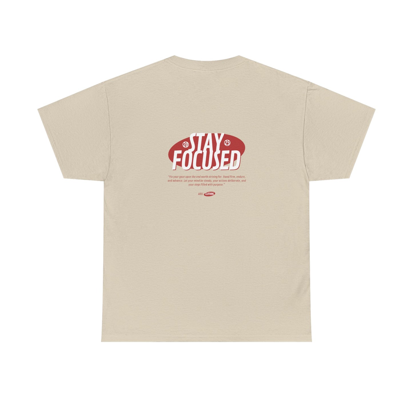Unisex Heavy Cotton Tee - STAY FOCUSED