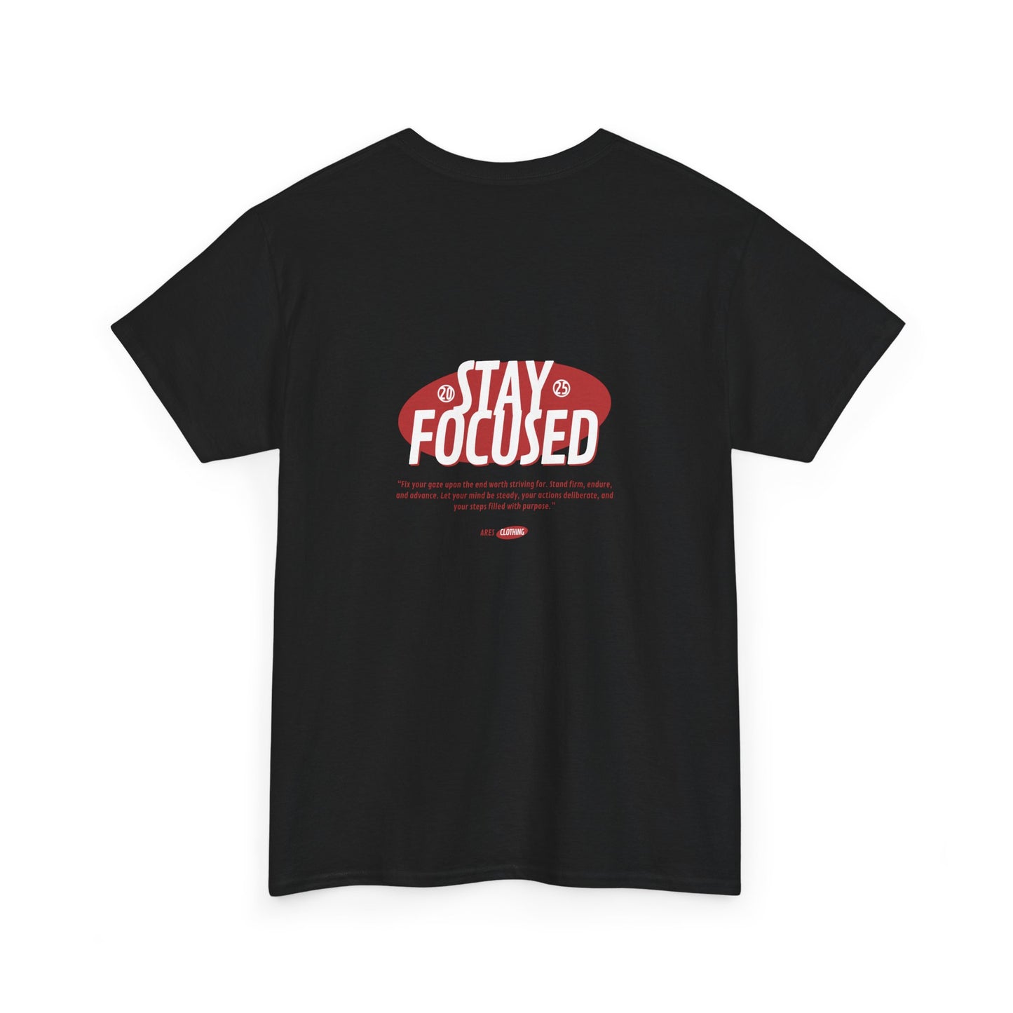 Unisex Heavy Cotton Tee - STAY FOCUSED