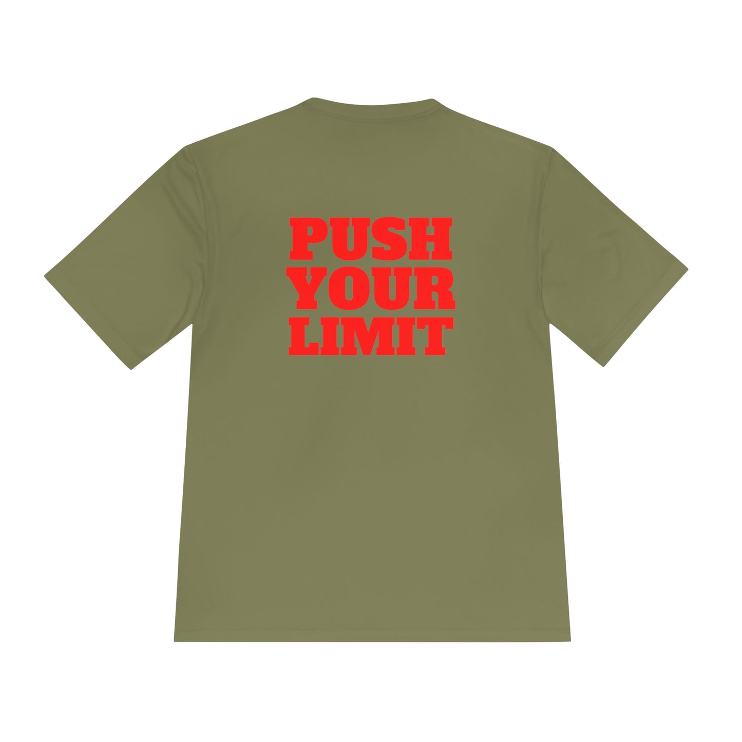 Unisex Moisture Wicking Tee - PUSH YOUR LIMIT