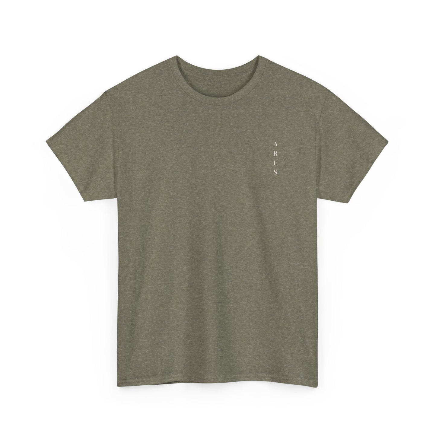Heavy Cotton Tee - Veritical Minimal Logo