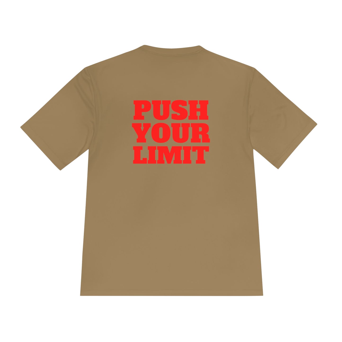 Unisex Moisture Wicking Tee - PUSH YOUR LIMIT