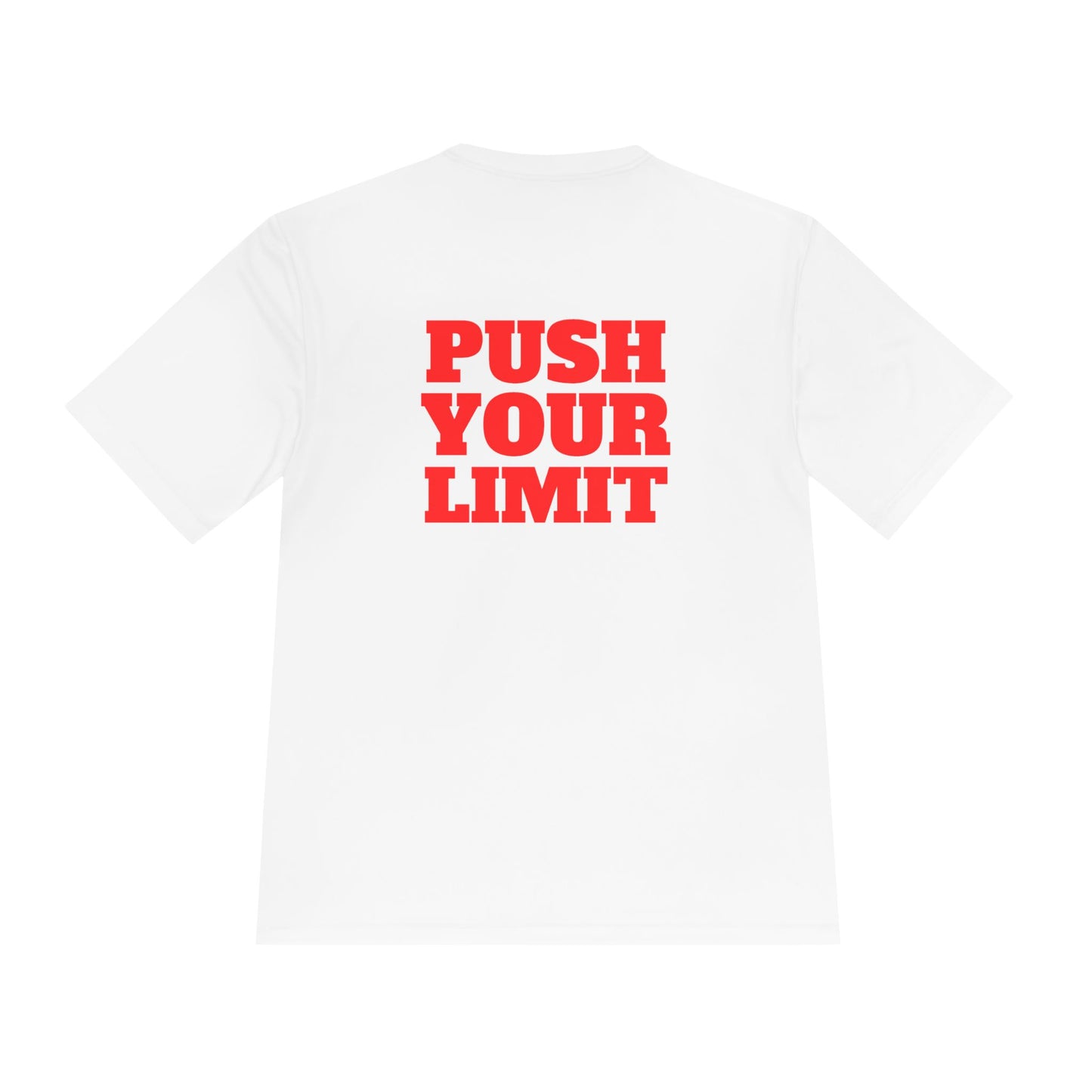 Unisex Moisture Wicking Tee - PUSH YOUR LIMIT