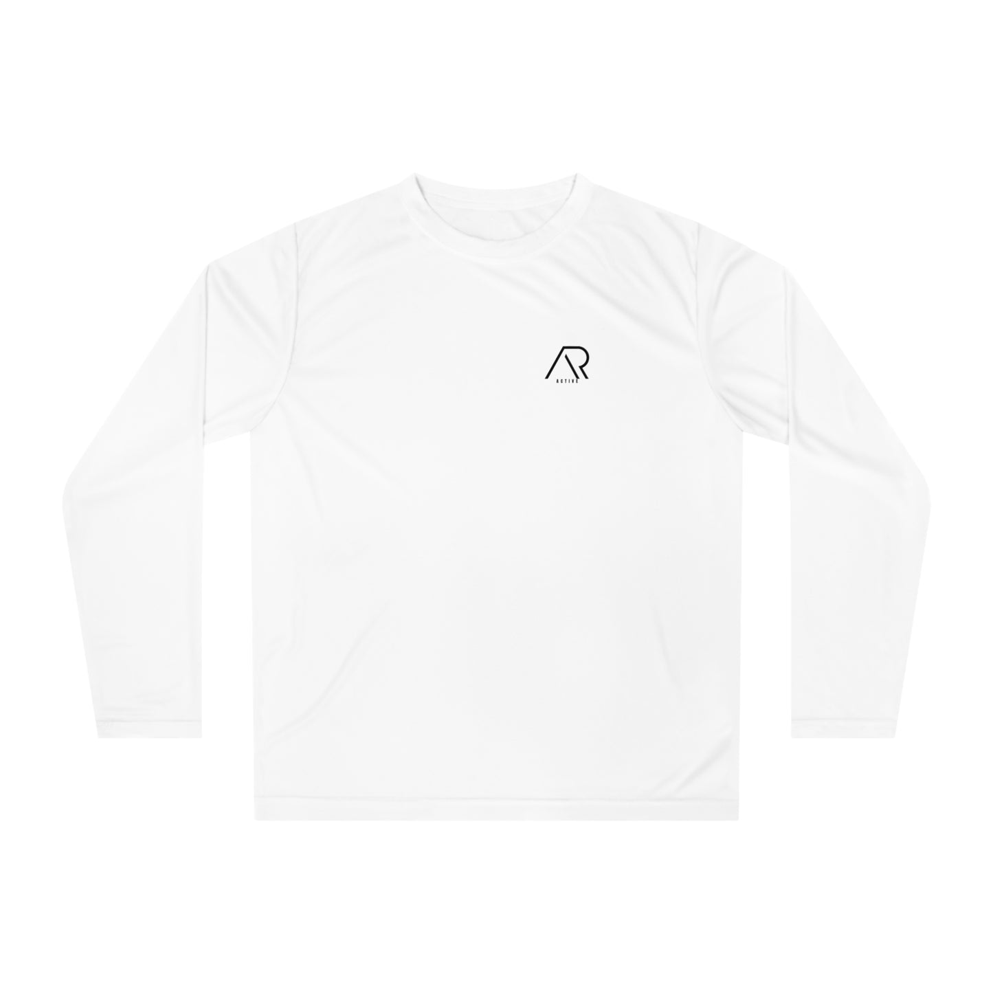 Unisex Performance Long Sleeve Shirt - “Discipline is the bridge between goals and accomplishment.”