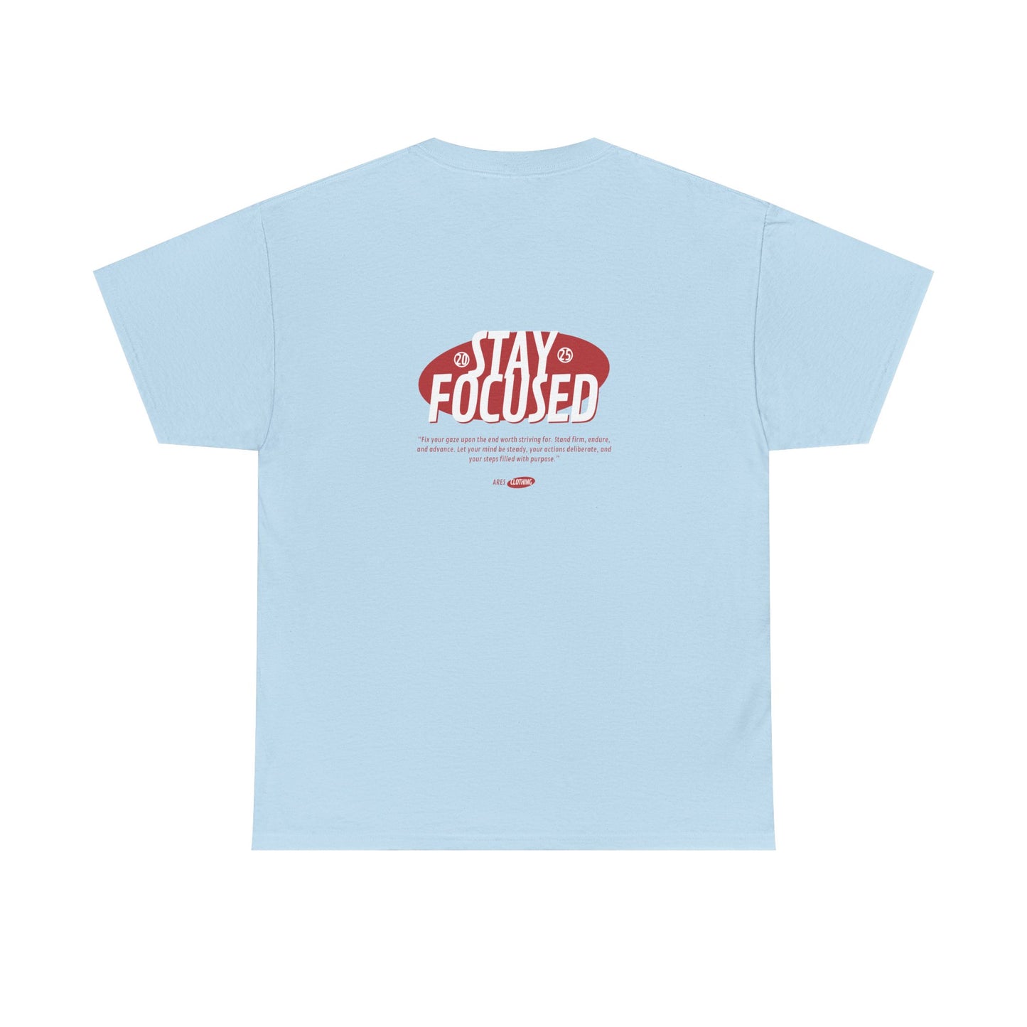 Unisex Heavy Cotton Tee - STAY FOCUSED