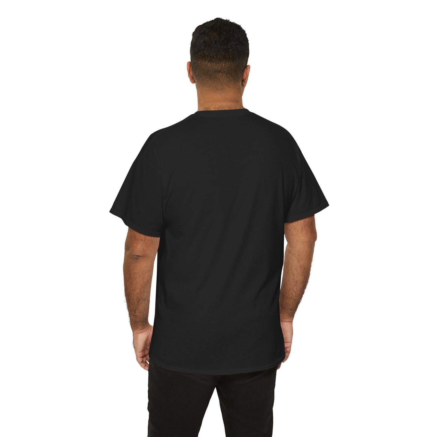 Heavy Cotton Tee - Veritical Minimal Logo