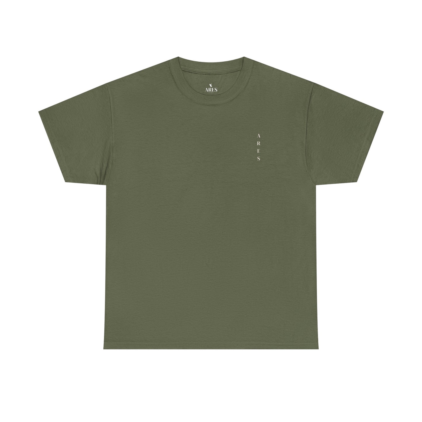 Heavy Cotton Tee - Veritical Minimal Logo
