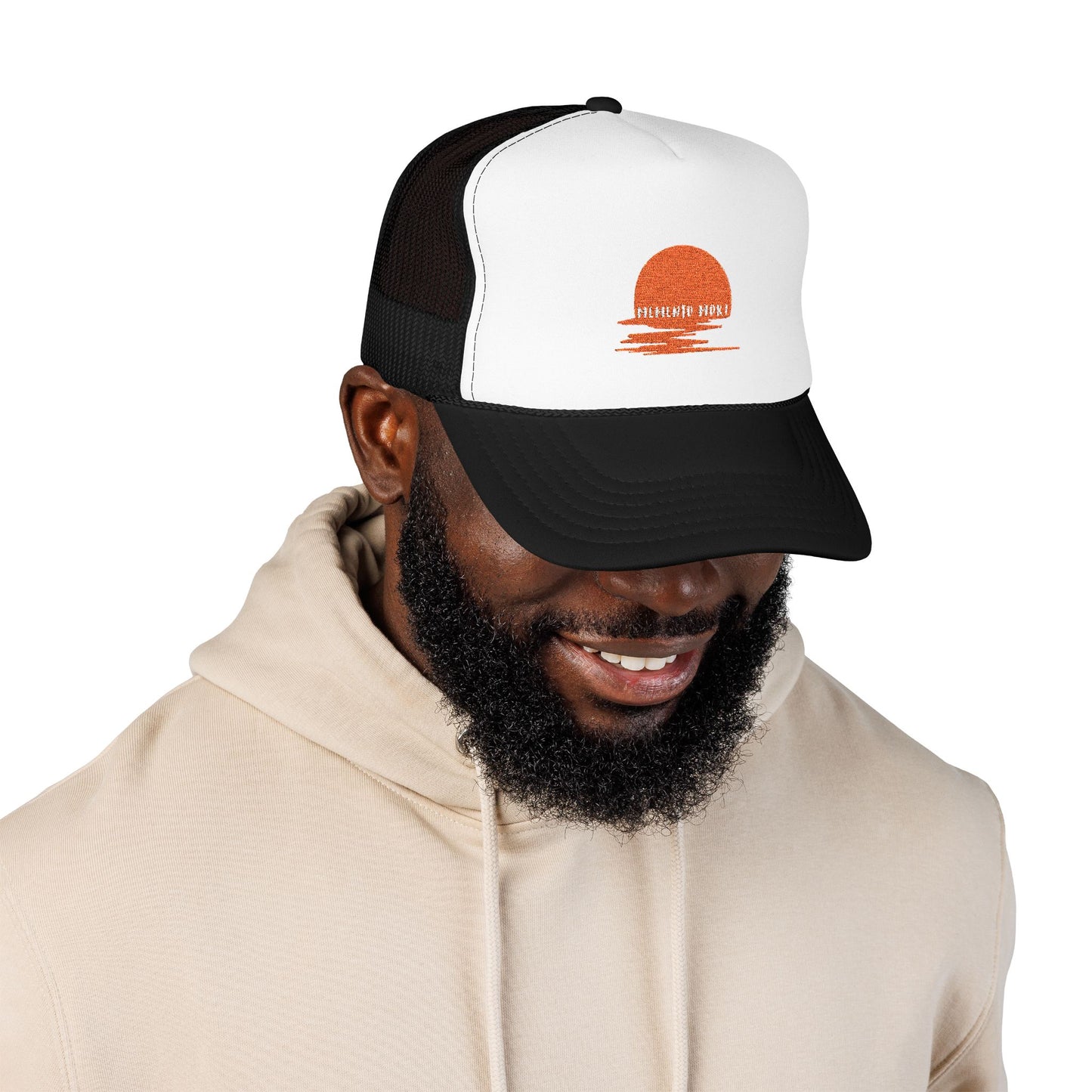 Embroidered Foam Trucker Hat - Memento Mori