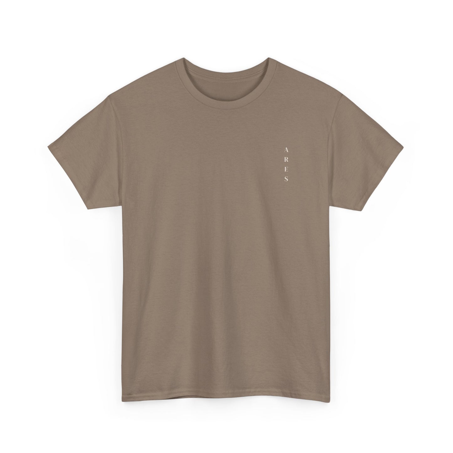 Heavy Cotton Tee - Veritical Minimal Logo