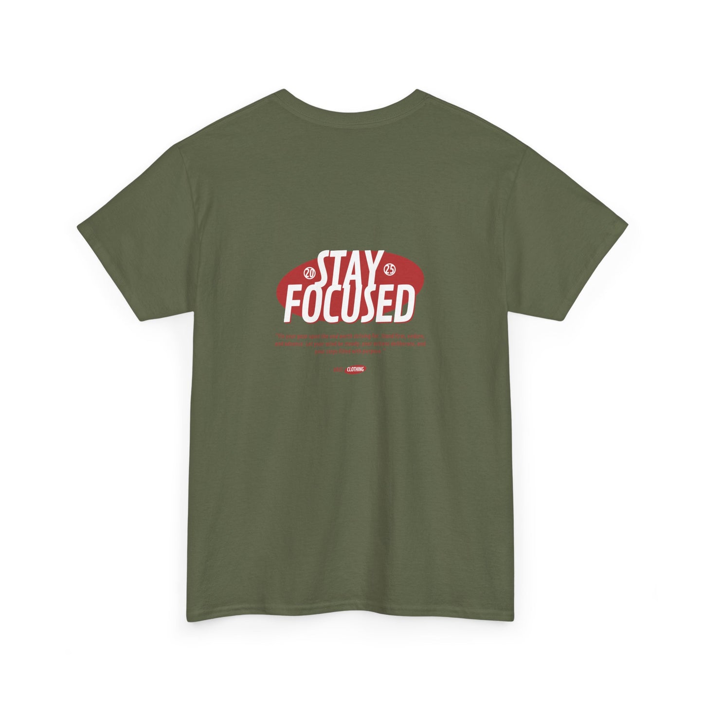 Unisex Heavy Cotton Tee - STAY FOCUSED