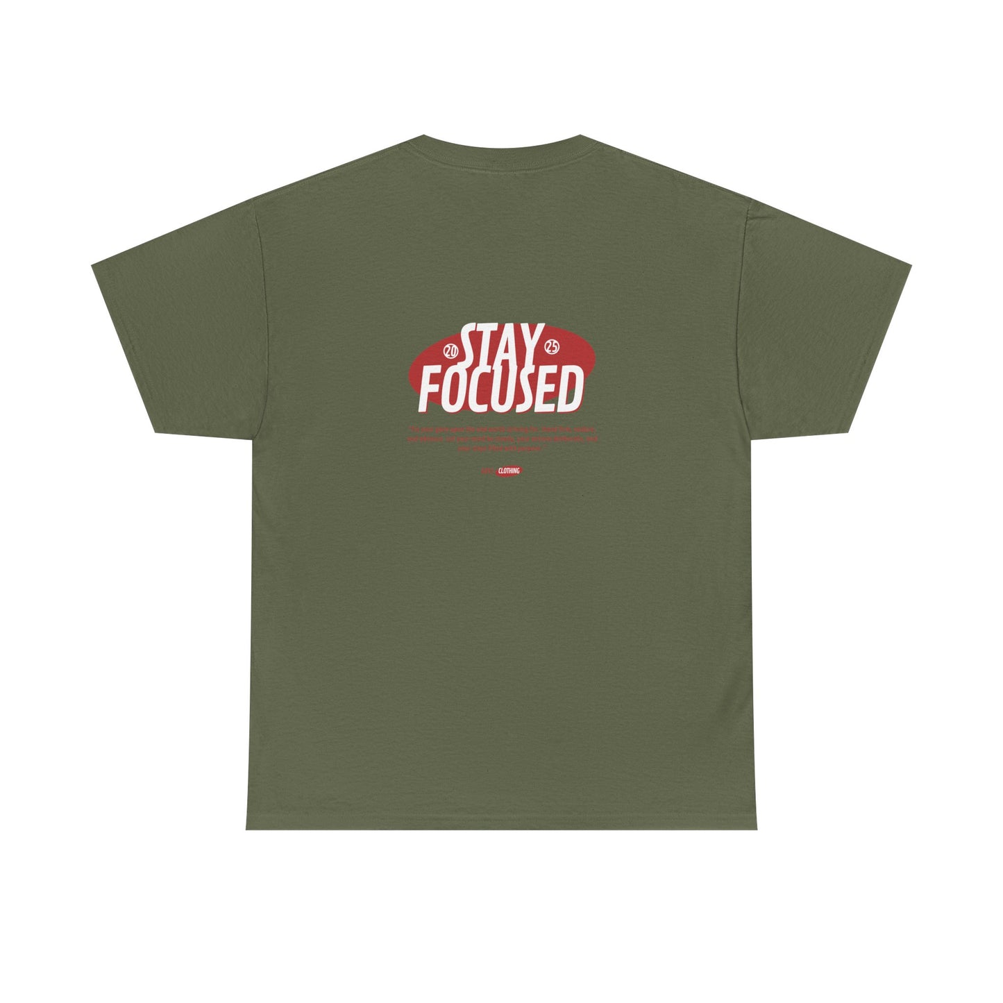 Unisex Heavy Cotton Tee - STAY FOCUSED