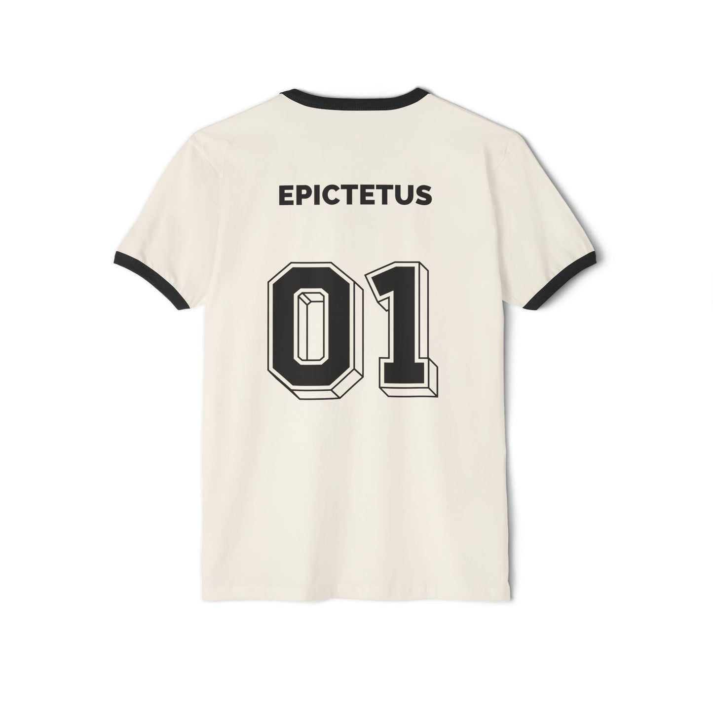 Unisex Ringer T-Shirt - Epictetus Jersey
