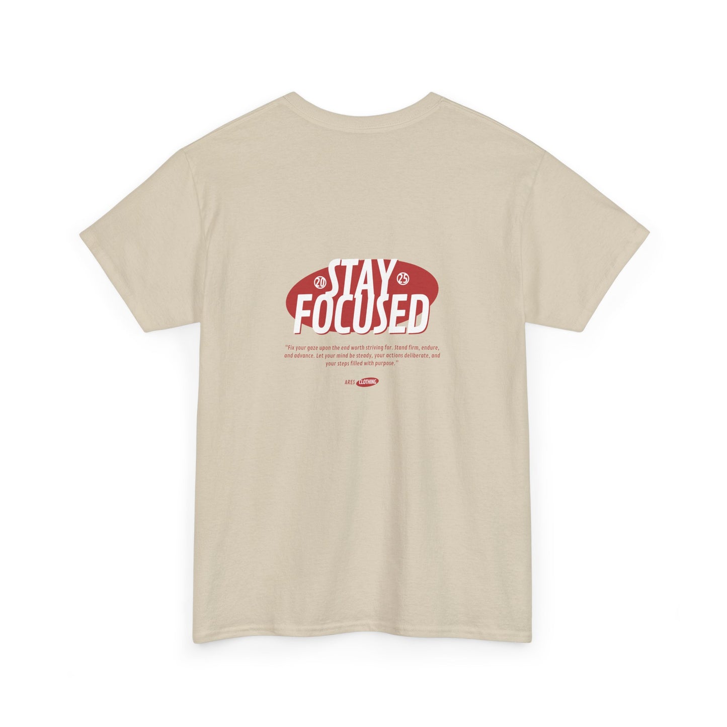 Unisex Heavy Cotton Tee - STAY FOCUSED