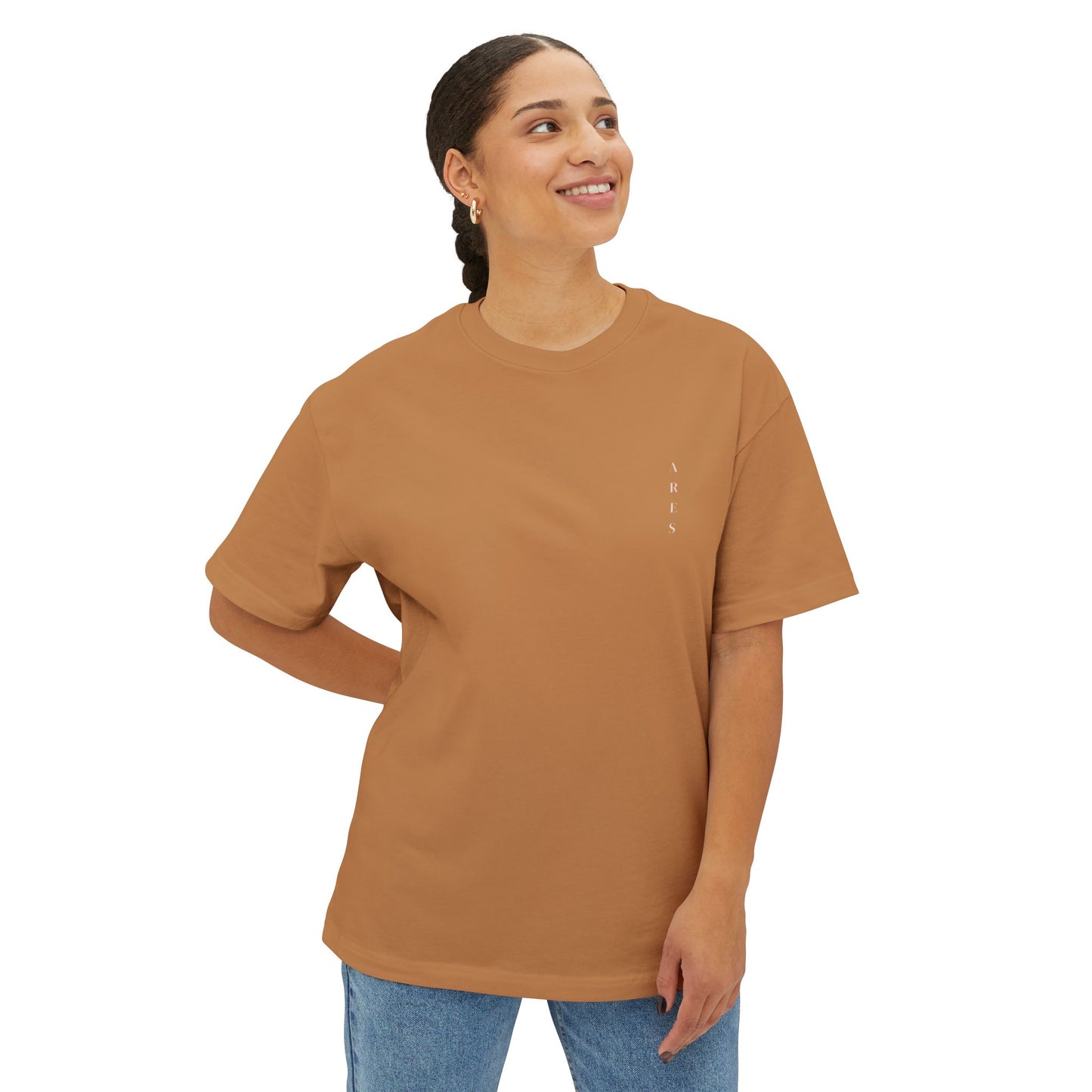 Unisex Oversized Boxy Tee - "Dwell on the beauity of life"