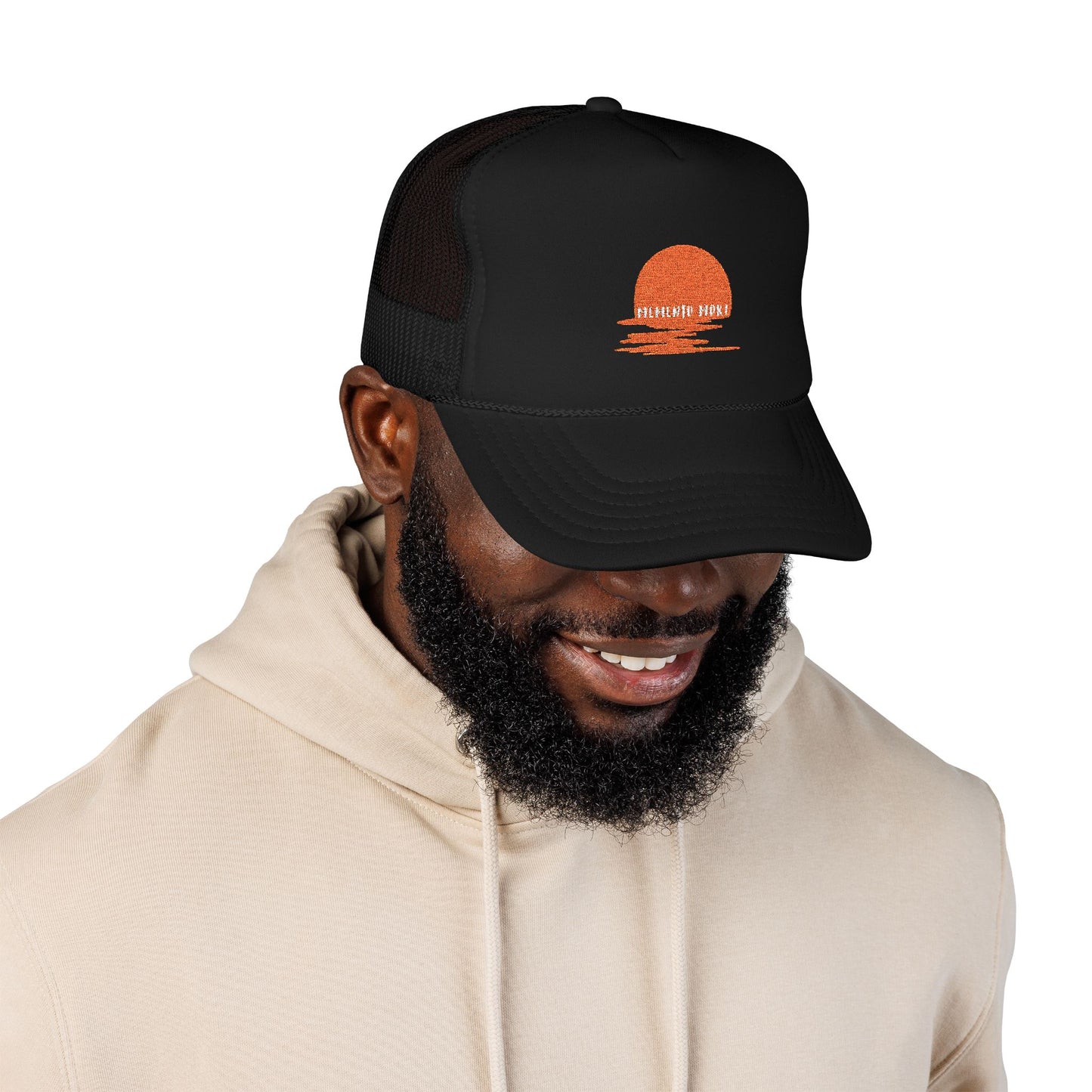 Embroidered Foam Trucker Hat - Memento Mori