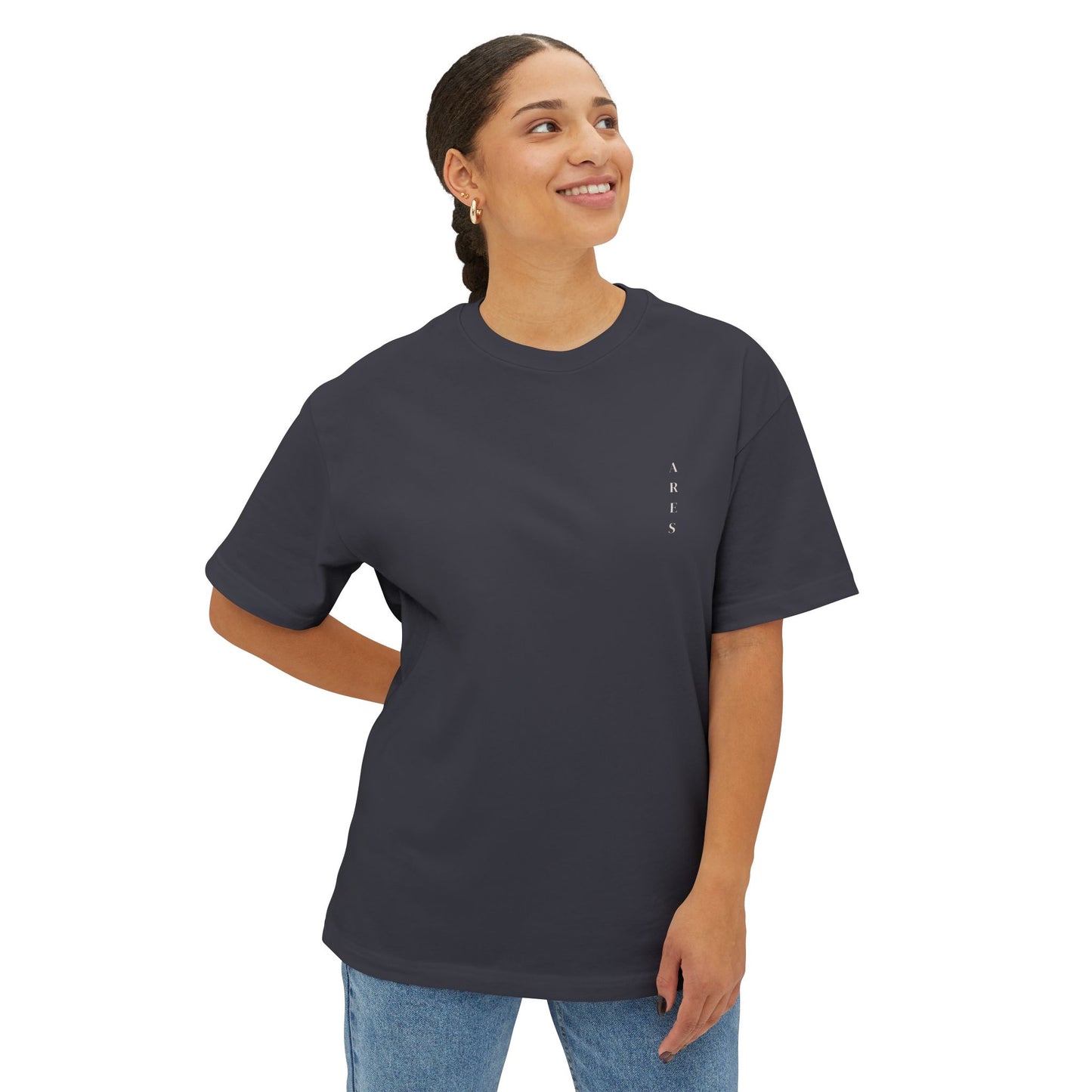Unisex Oversized Boxy Tee - "Dwell on the beauity of life"