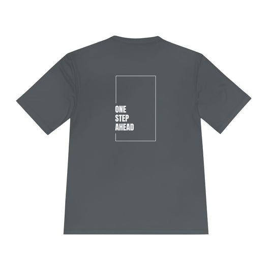 Unisex Moisture Wicking Tee - ONE STEP AHEAD