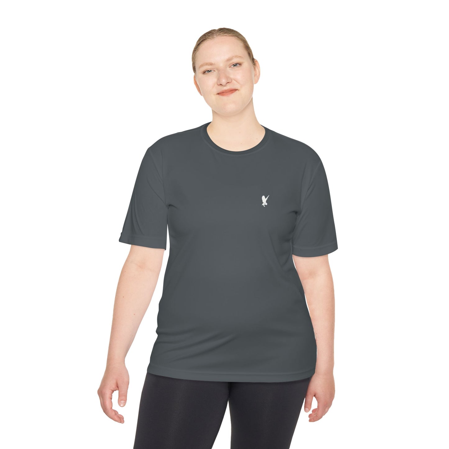 Unisex Moisture Wicking Tee - Wisdom Courage Justice Temperence