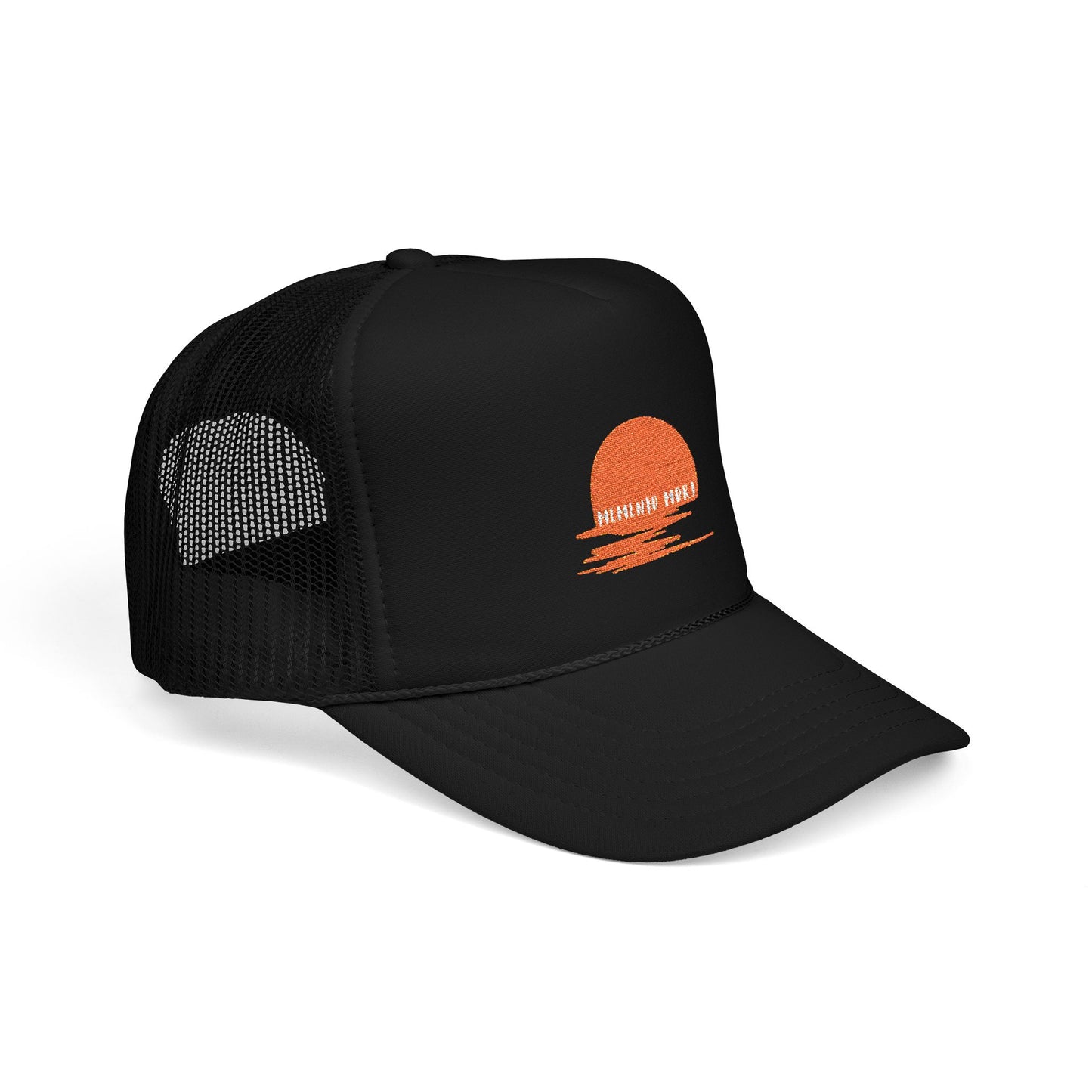 Embroidered Foam Trucker Hat - Memento Mori