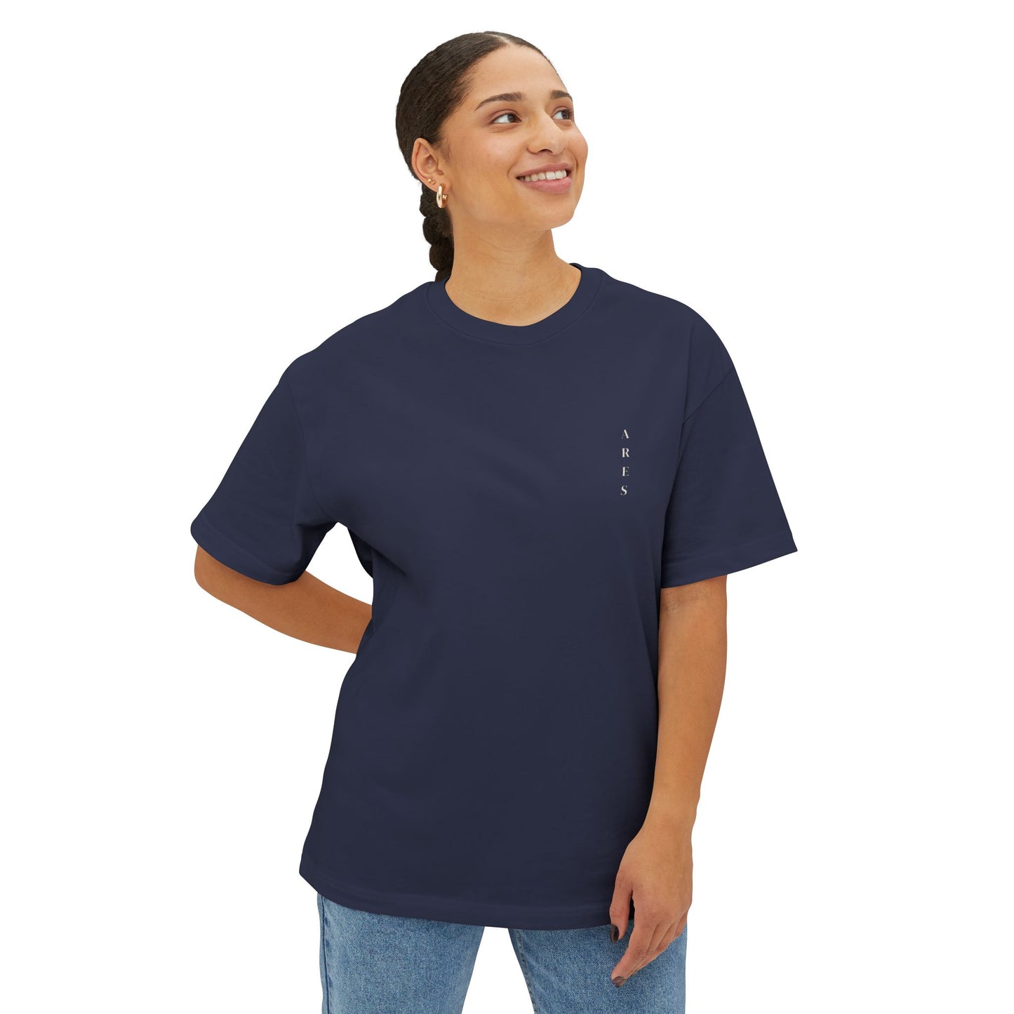 Unisex Oversized Boxy Tee - "Dwell on the beauity of life"