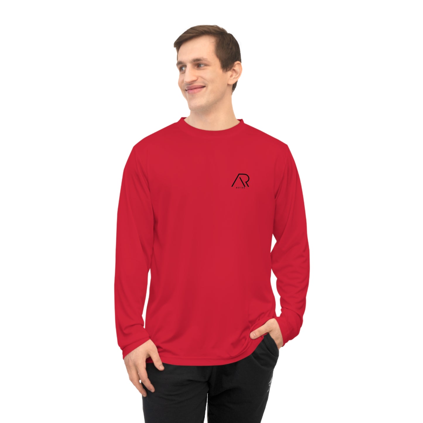 Unisex Performance Long Sleeve Shirt - “Discipline is the bridge between goals and accomplishment.”