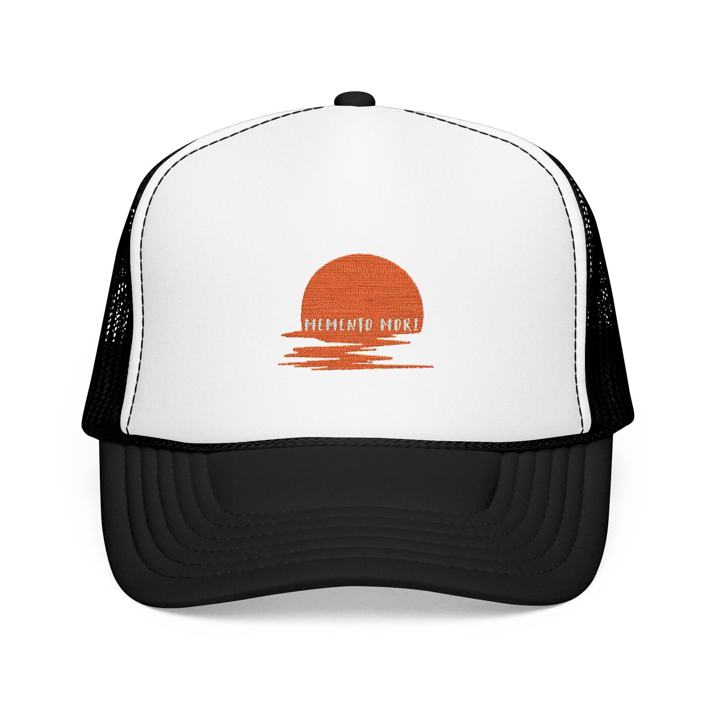Embroidered Foam Trucker Hat - Memento Mori