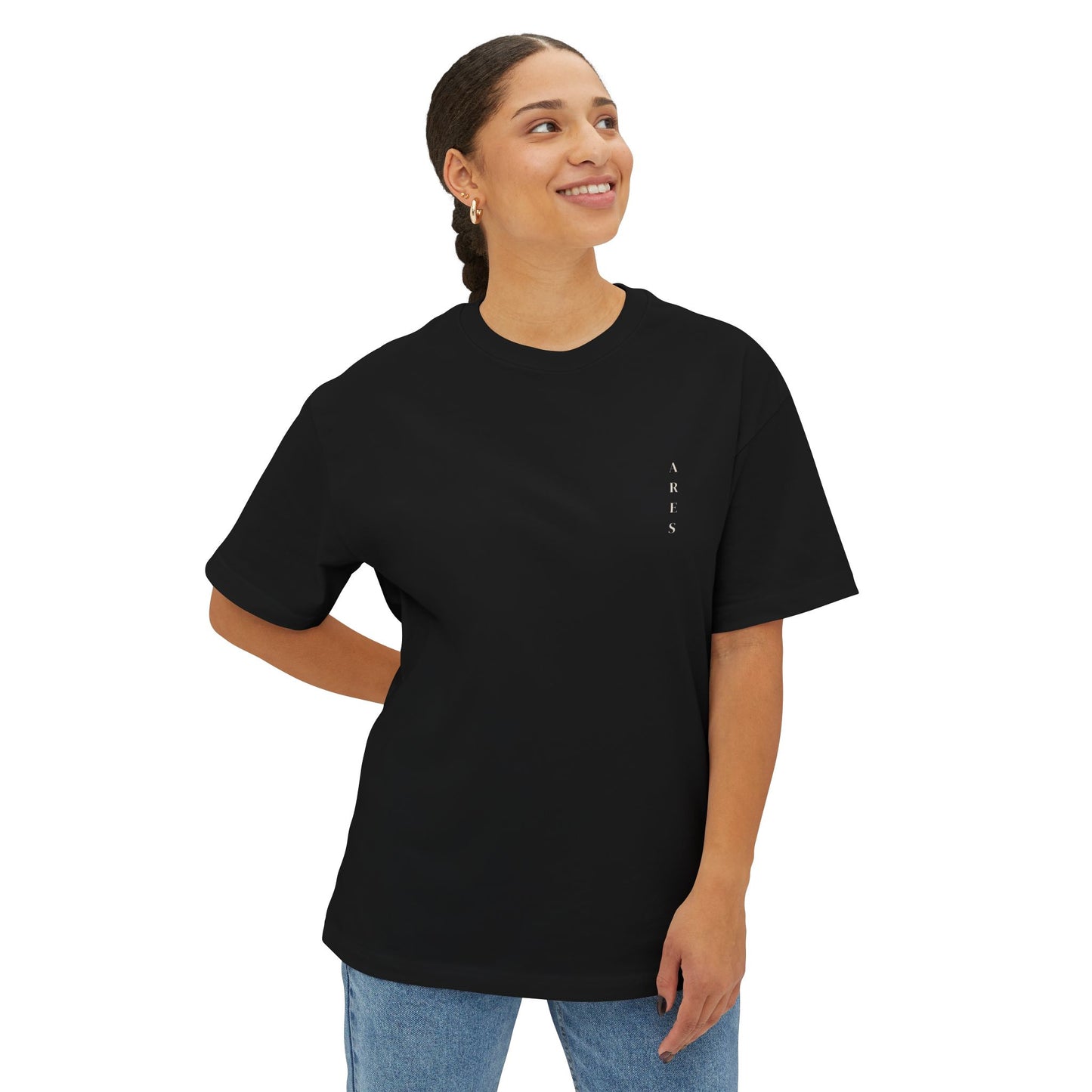 Unisex Oversized Boxy Tee - "Dwell on the beauity of life"
