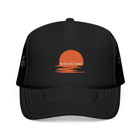 Embroidered Foam Trucker Hat - Memento Mori