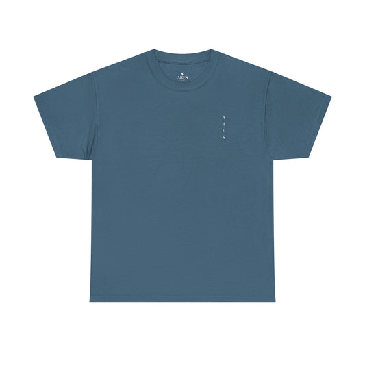 Heavy Cotton Tee - Veritical Minimal Logo