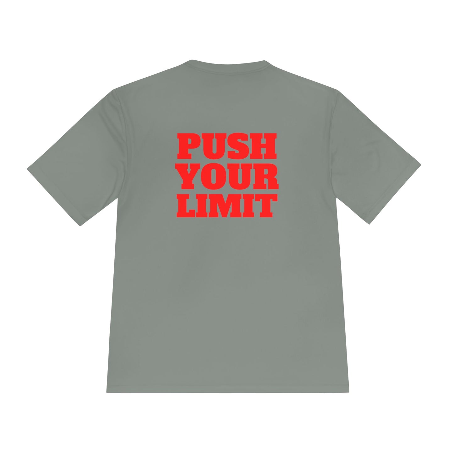 Unisex Moisture Wicking Tee - PUSH YOUR LIMIT