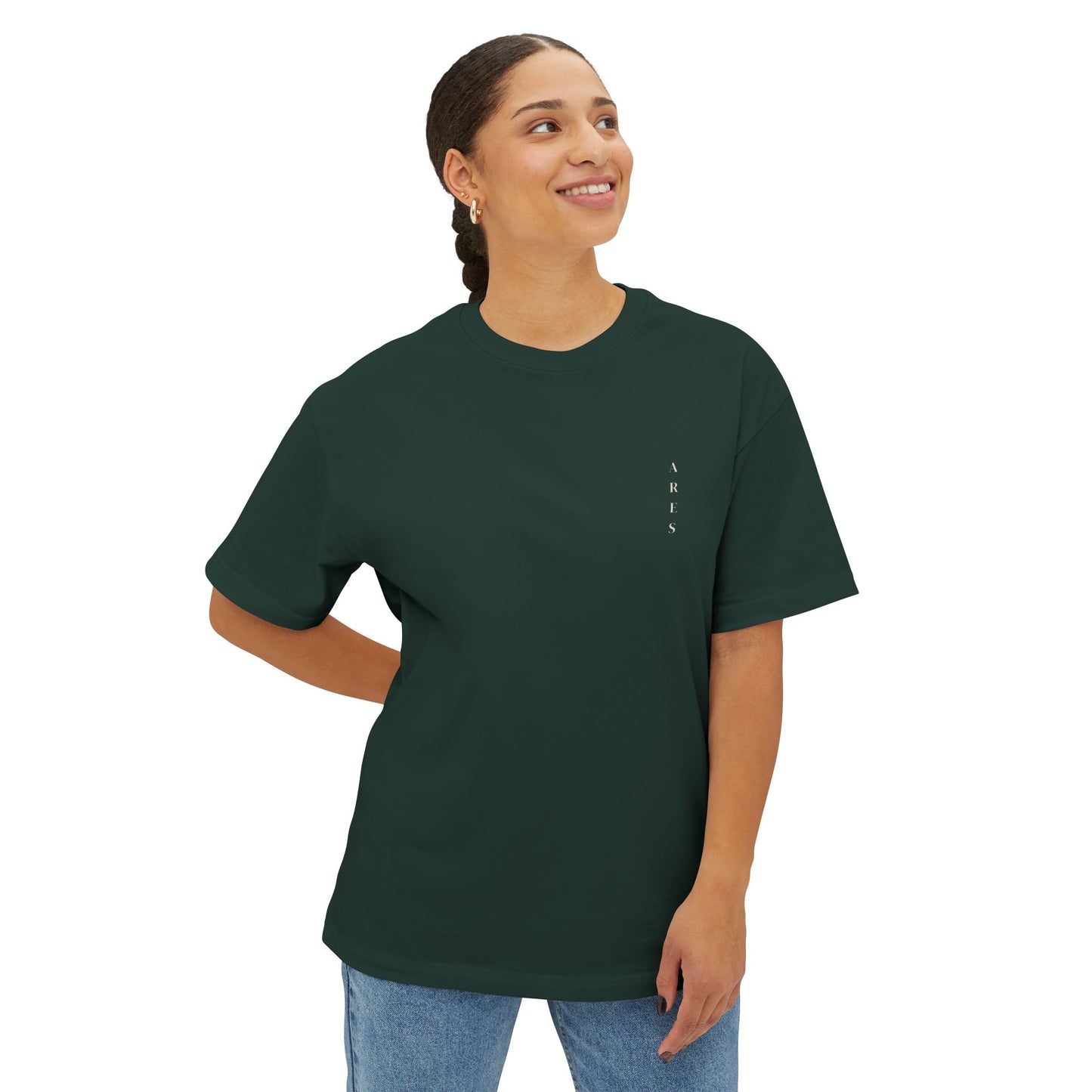 Unisex Oversized Boxy Tee - "Dwell on the beauity of life"